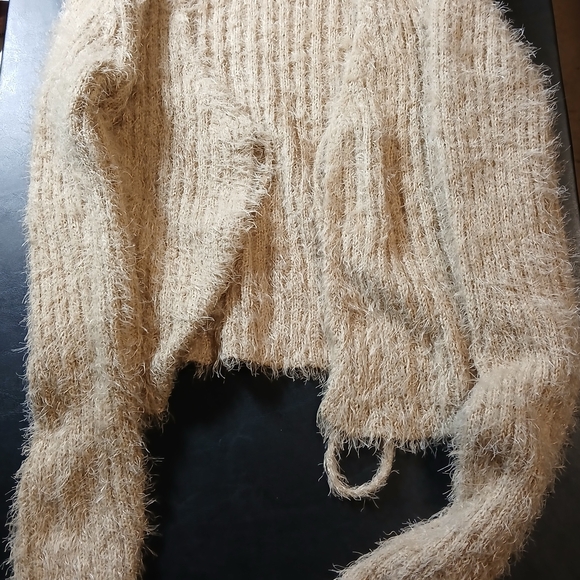 Thermal Black Hat/Calvin Klein Black Scarf/ No Comment Ligth Brown SizeM Top&jac - Picture 7 of 11